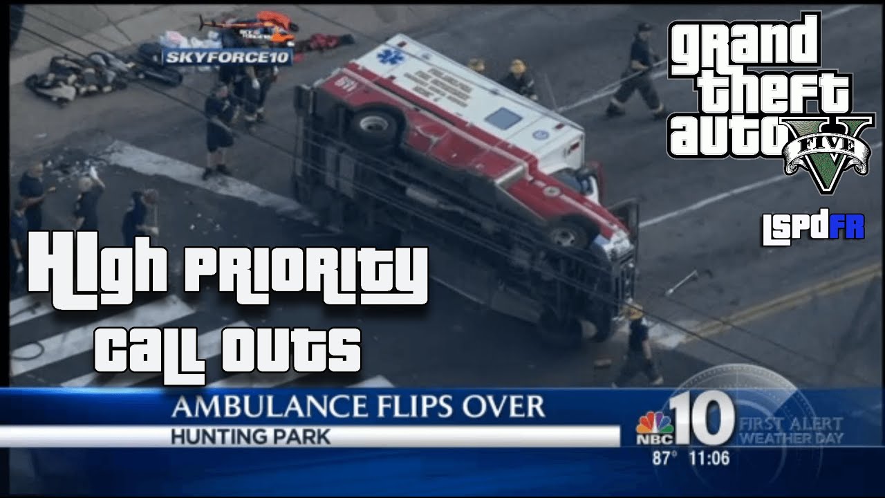GTA 5 LSPDFR - High Speed Pursuit leads to severe injuries!