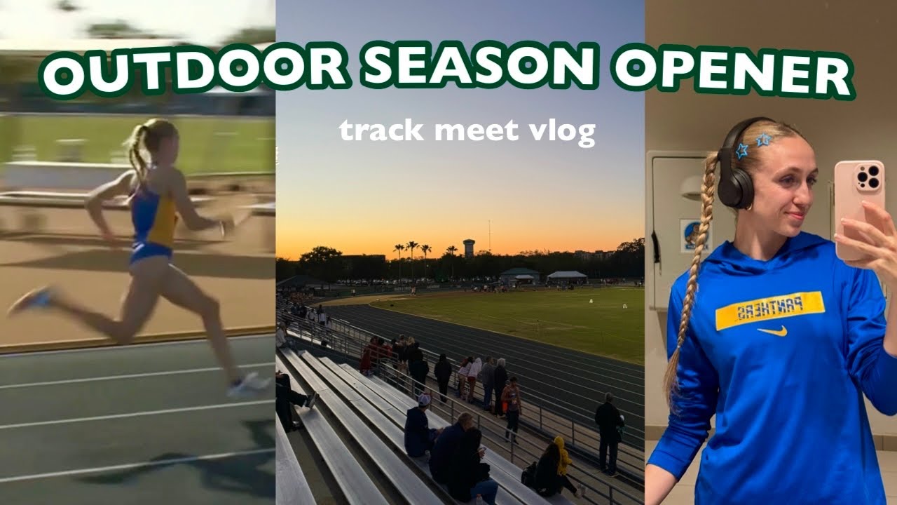 FIRST OUTDOOR MEET OF SENIOR YEAR // track meet vlog at USF