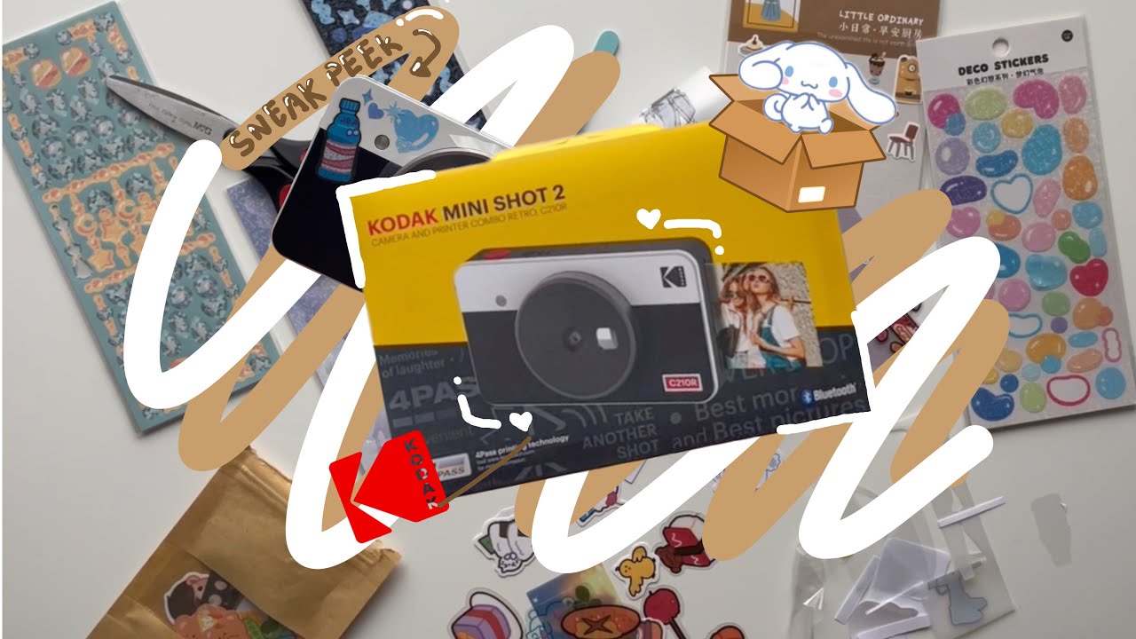 Unboxing and yassifying ✨Kodak Mini Shot 2 📸 for 10 mins