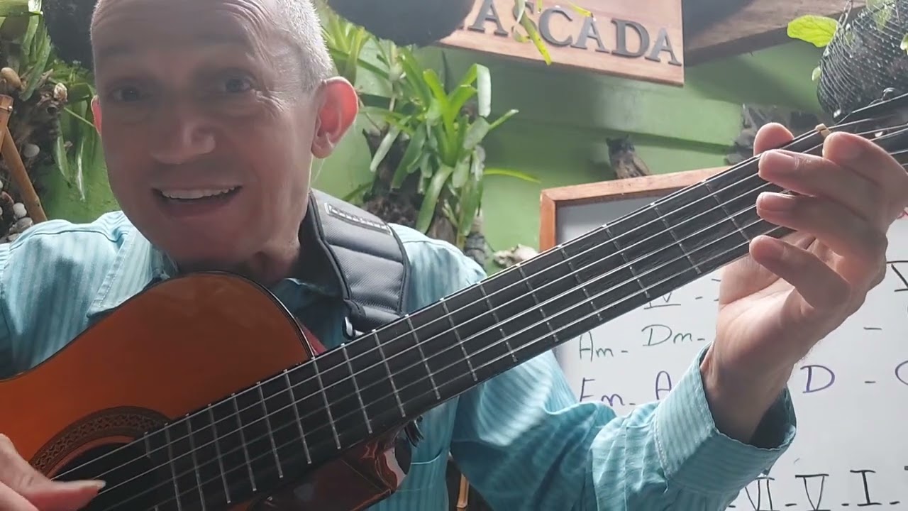 tutorial de guitarra triunfamos bien explicado en varios tonos