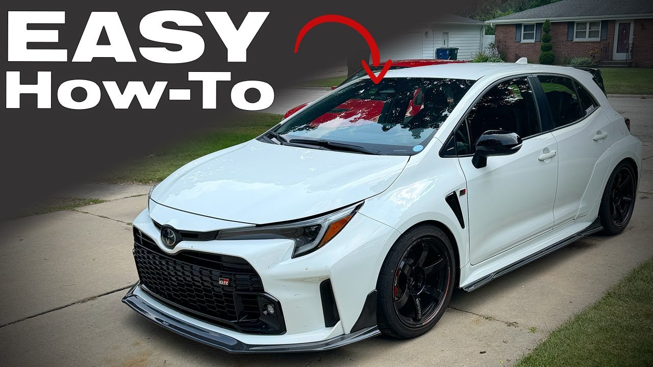 Toyota Corolla Dash Cam Install -2024 GR Corolla - Mangoal