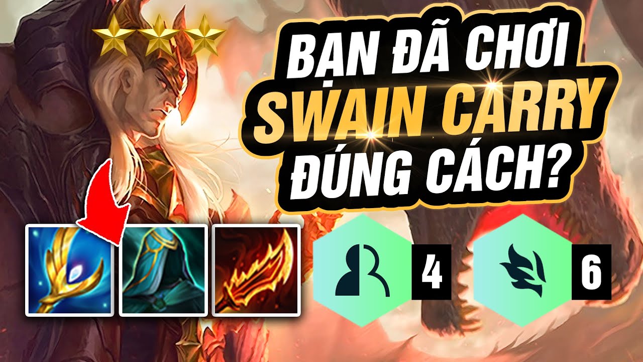 HƯỚNG DẪN X&Acirc;Y DỰNG ĐỘI H&Igrave;NH SWAIN CHIẾN BINH RỒNG ĐTCL 12.13 | ĐTCL M&Ugrave;A 7