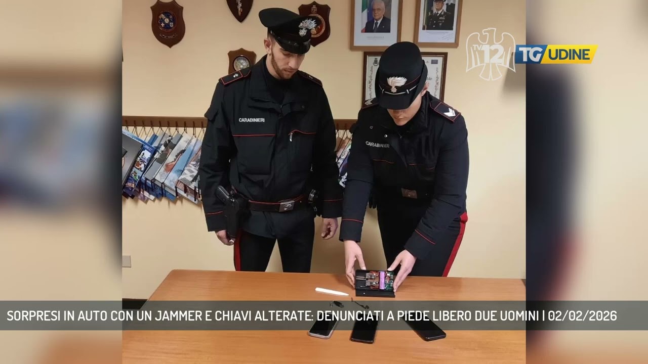 SORPRESI IN AUTO CON UN JAMMER E CHIAVI ALTERATE: DENUNCIATI A PIEDE LIBERO DUE UOMINI | 02/02/2026
