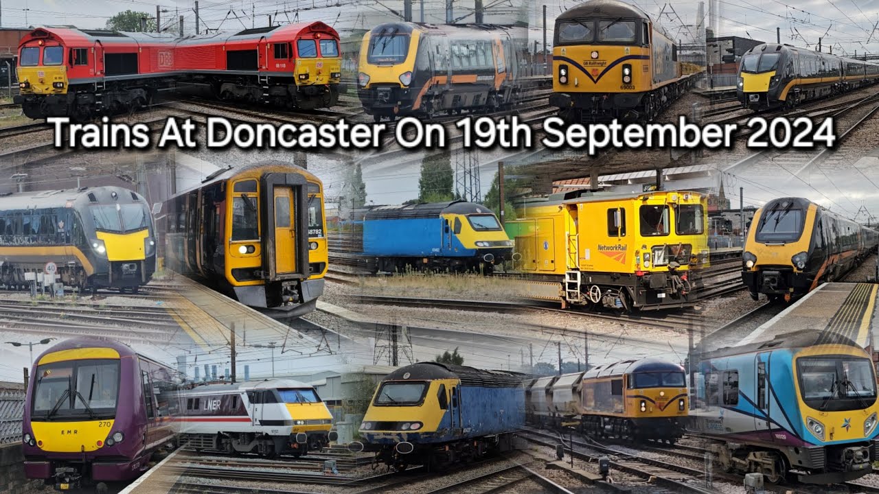 Trains At Doncaster On 19th September 2024