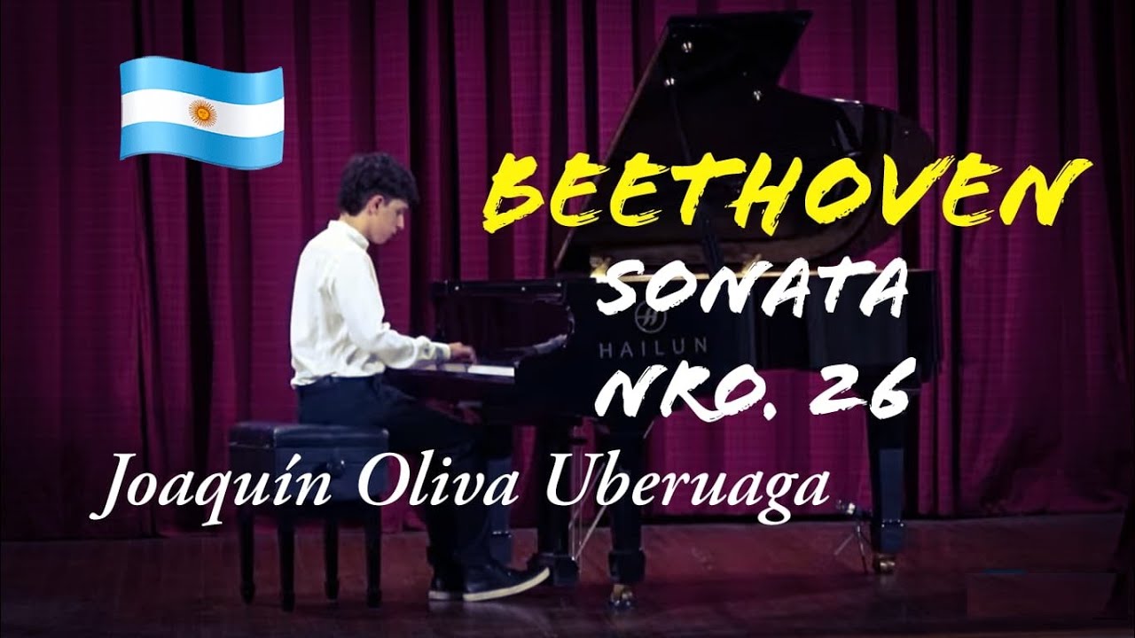 Joaquin Oliva Uberuaga (16) - Beethoven Sonata 26 "Les Adieux" - ProArte Mercedes 2025