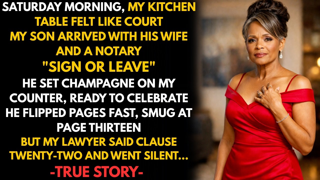 My Son Said “Sign the House Over or Leave ” I Signed… Then My Lawyer Read the LAST Clause...