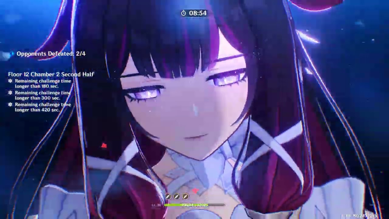 Genshin Impact 6.3 Spiral Abyss Floor 12 : SkirkC2 & ZibaiC1 DPS 9 Stars