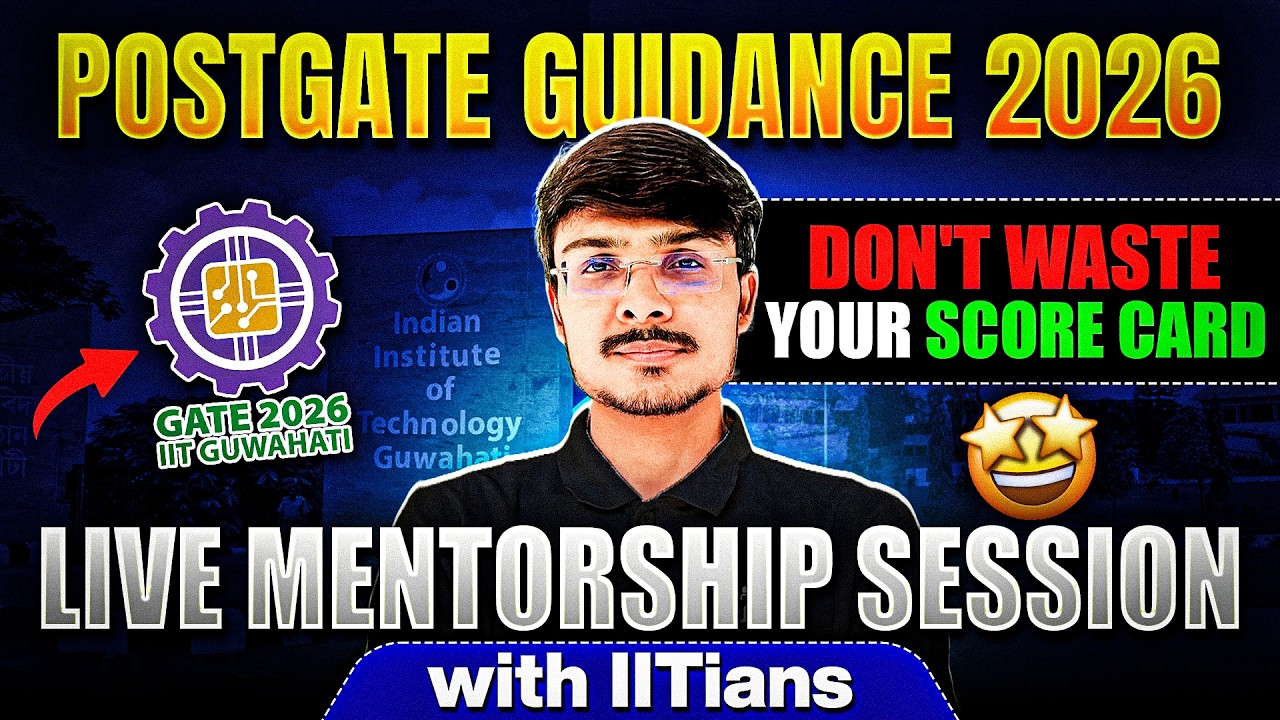 Post GATE Counselling 2026 | Live Mentorship for COAP CCMT MTech Admission with IITians