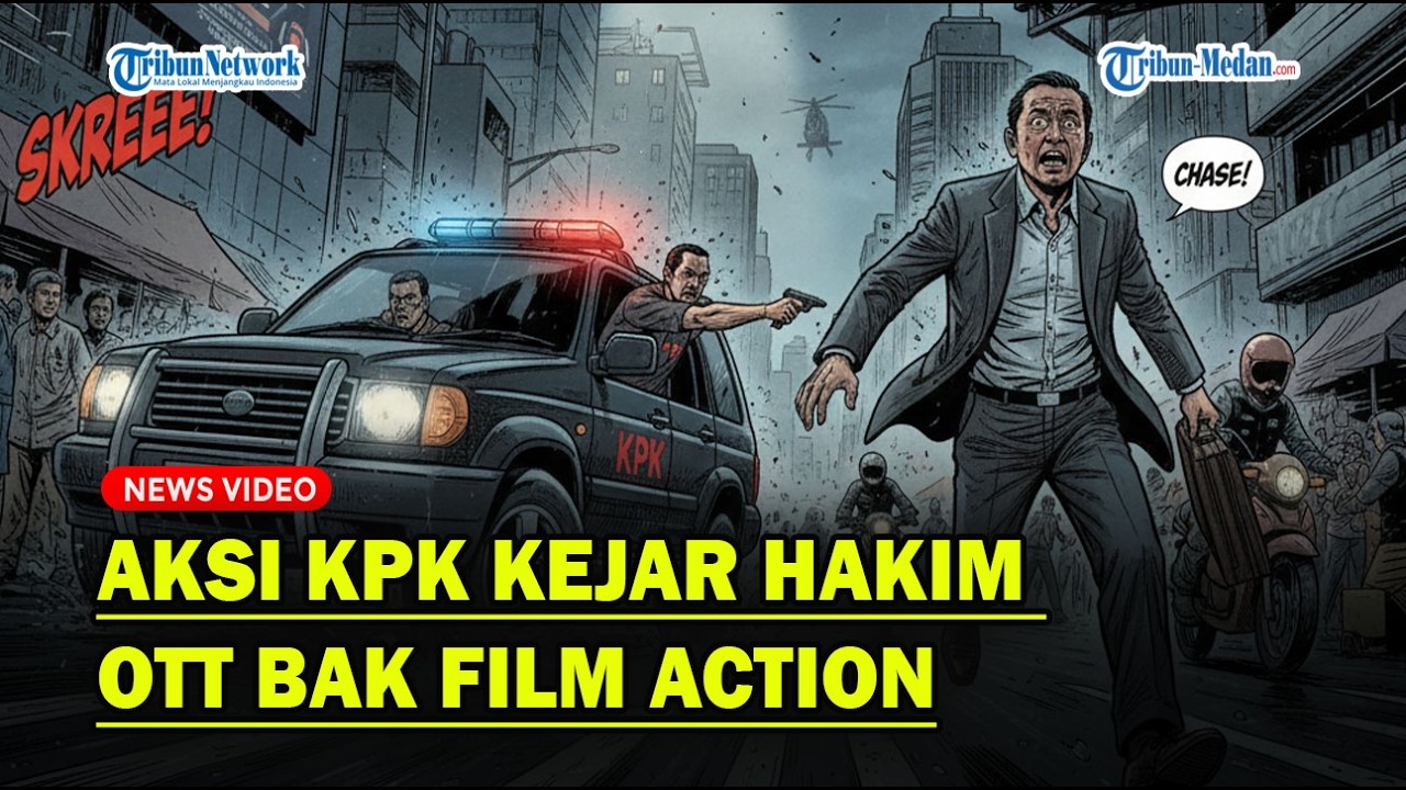 BAK FILM ACTION❗ Kejar kejaran KPK Saat OTT Hakim, Uang Rp 850 Juta Diamankan❗