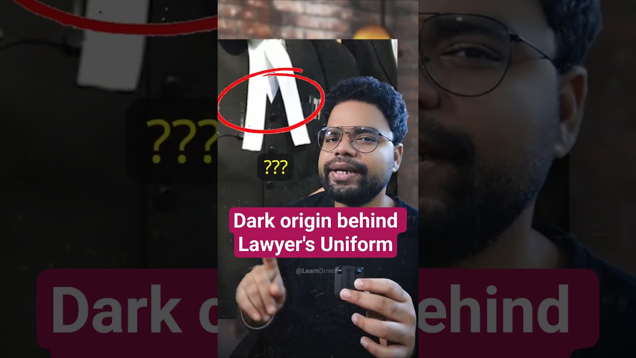 Dark origin of Lawyer's uniform ⚖️