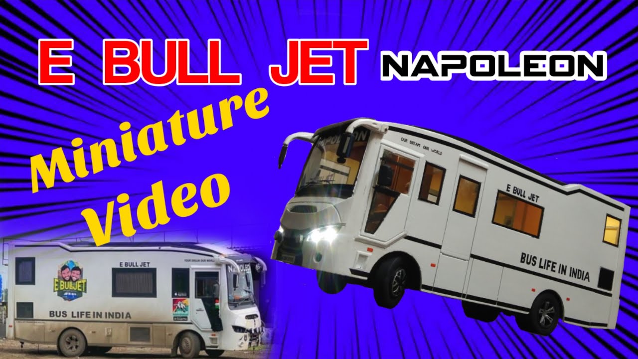 E BULL JET || Napoleon || Handmade Miniature || Video || RenjizVlog ||