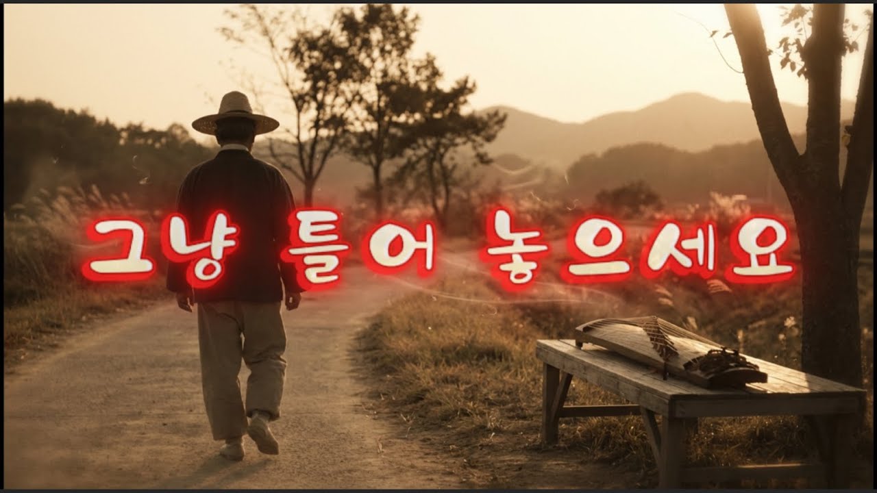 그냥 틀어두세요  /  달빛 위의 노래 – Songs Beneath the Moonlight  / 시간의 흐름 / 따뜻함 #시니어음악 #트로트 #감성트롯  #5070감성 #틀어두는