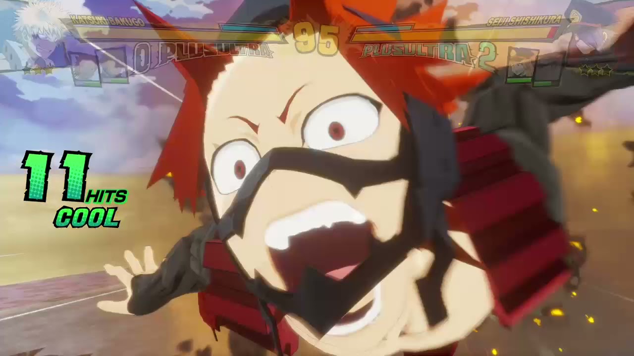 Bakugo, Kirishima and Kaminari Vs Seiji, Inasa and Camie (My Hero One's Justice 2)