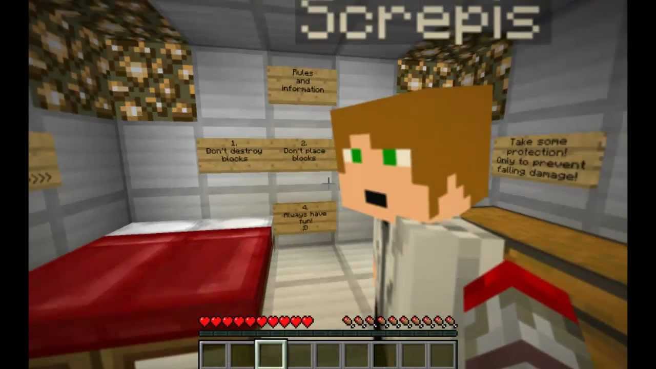 Mineircraft Ir Screpis: Rask Redston'a! 1 dalis 