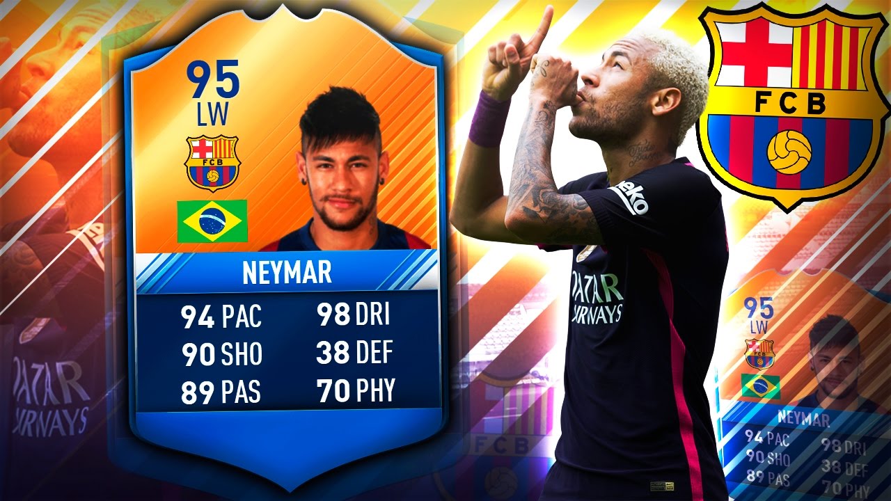 MOTM NEYMAR 95!! BETTER THAN RONALDO? FIFA 17 ULTIMATE TEAM