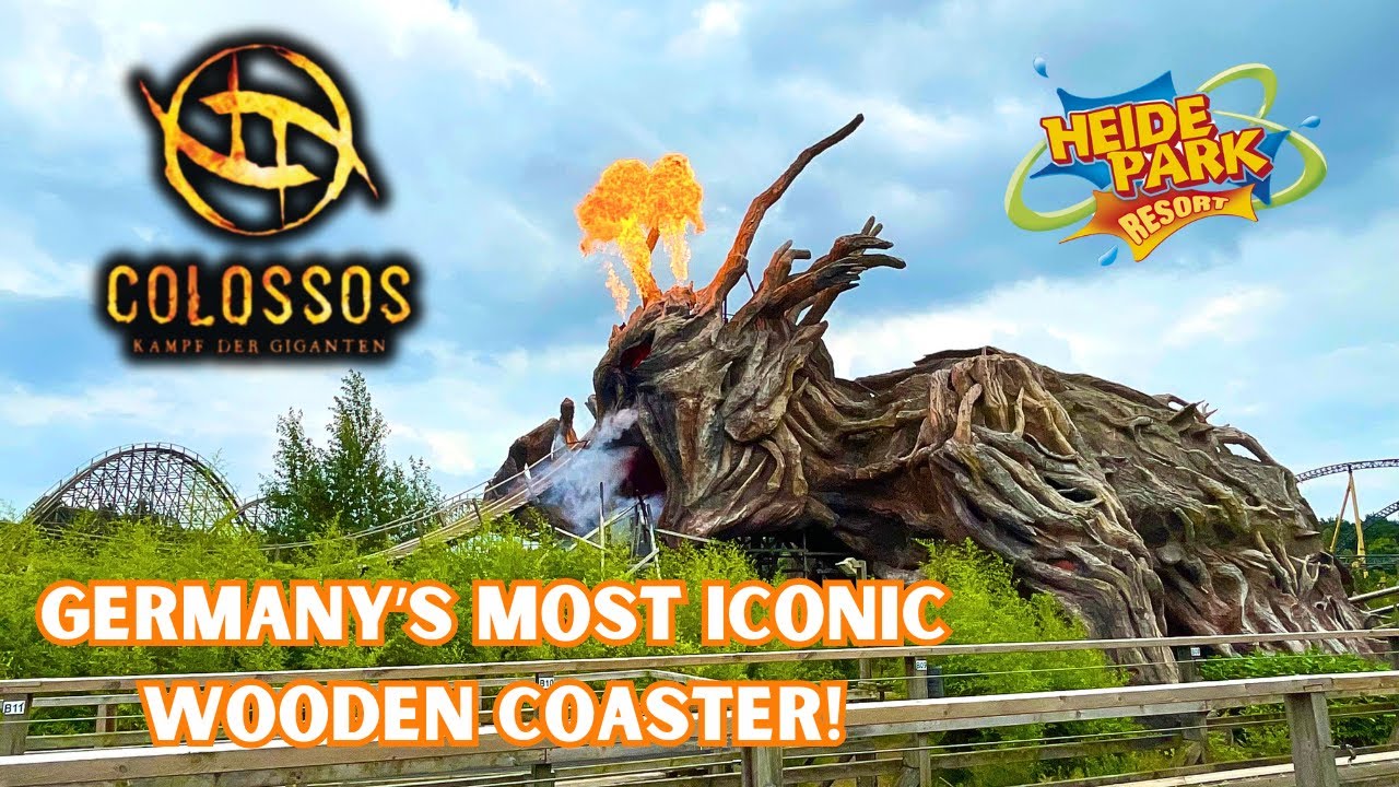 COLOSSOS - Heide Park's Gigantic Intamin Wooden Coaster! - Review