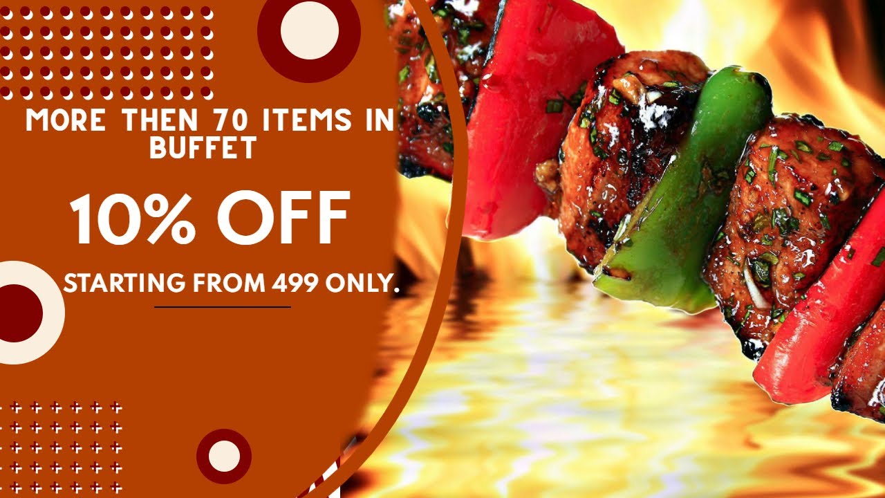Barbeque Buffet in just 499 only /Wish barbeque /Ludhiana/Veg/Non Veg/Drinks /Snacks /Main course