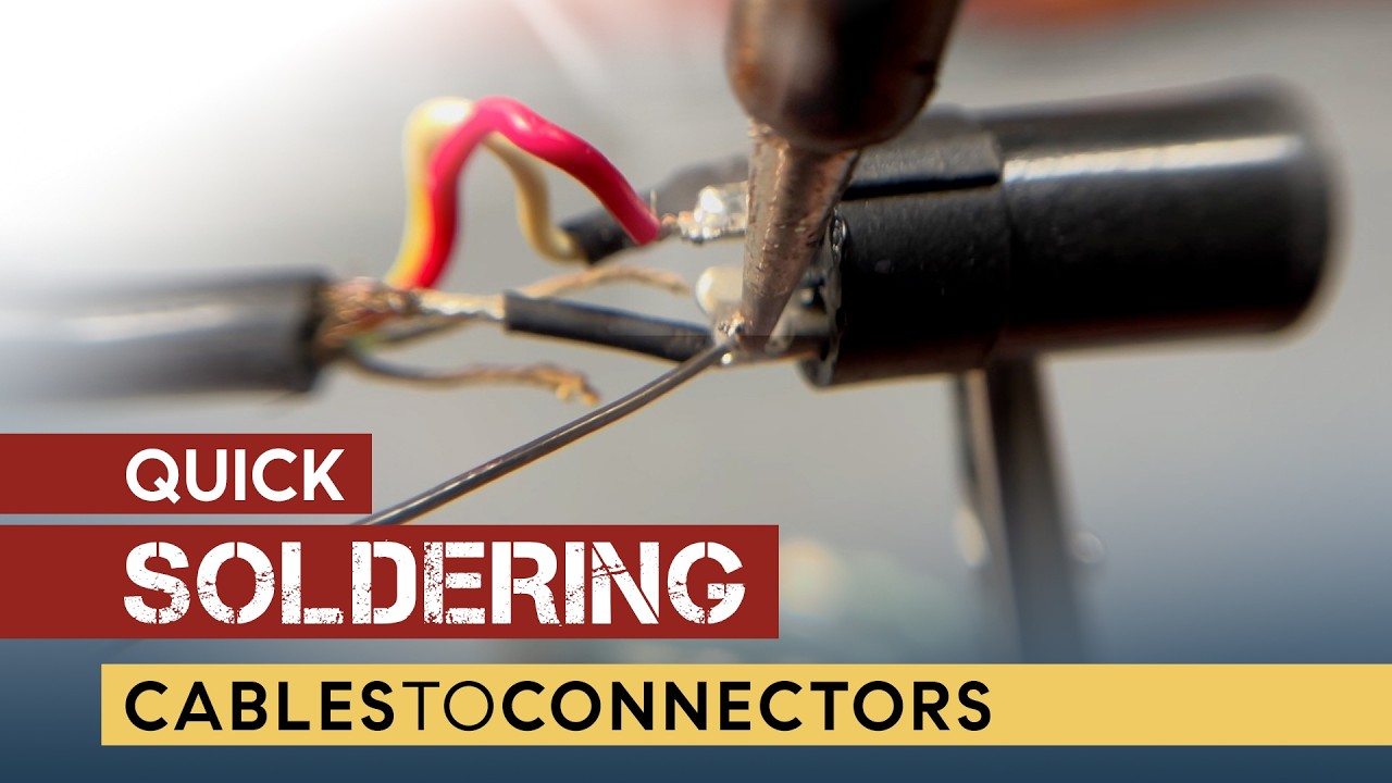 SOLDERING Audio Cables Made EASY: Unleash the Power Within!