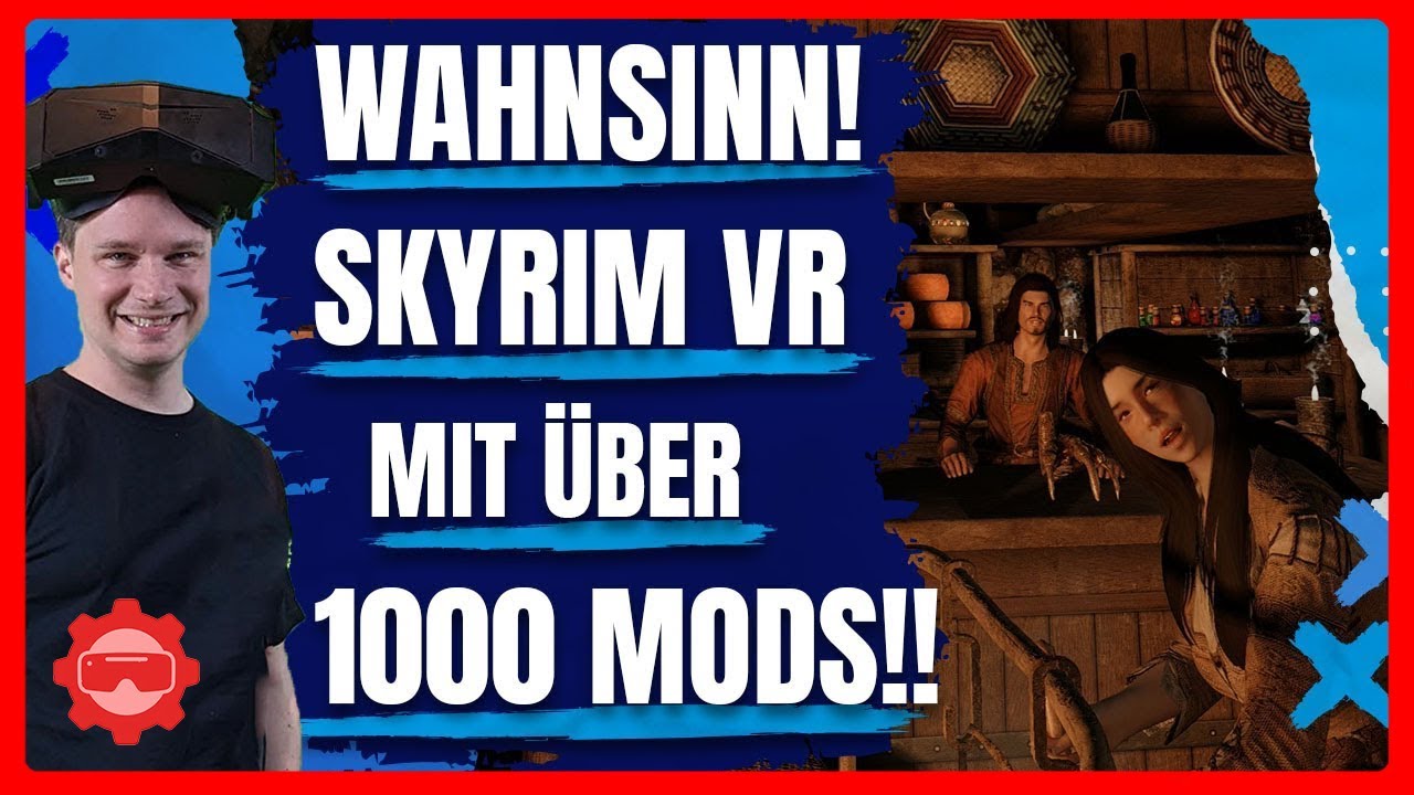 &Uuml;BER 1000 MODS + GEILE GRAFIK! So habt ihr Skyrim VR noch nie gesehen! (Tutorial + Gameplay)