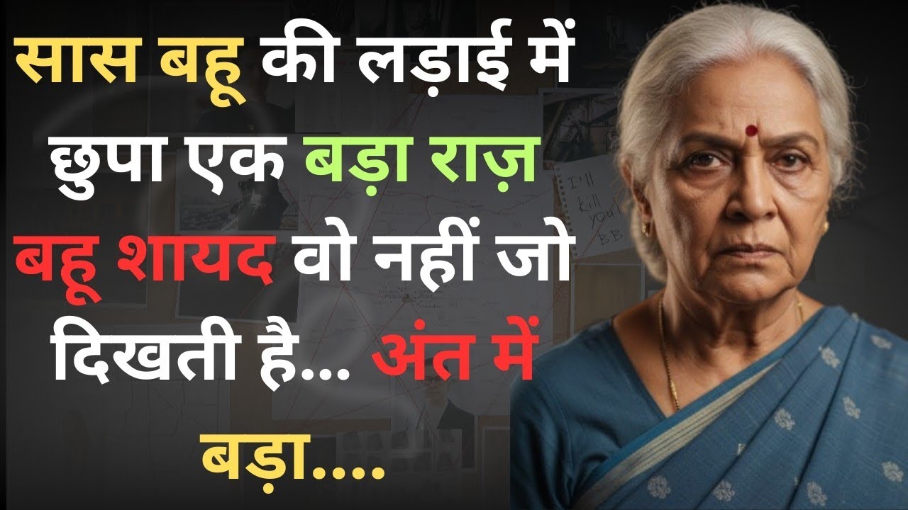 सास बहू की लड़ाई में छुपा एक  राज़→ एक सास की अनसुनी दास्तान… अंत में बड़ा ट्विस्ट।