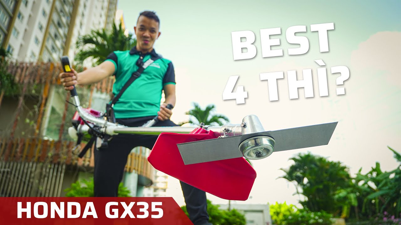 Máy Cắt Cỏ 4 Thì Ngon Nhất Tầm Giá 4 Triệu - Honda GX35 - Build Chất Lượng, Siêu Bền Bỉ