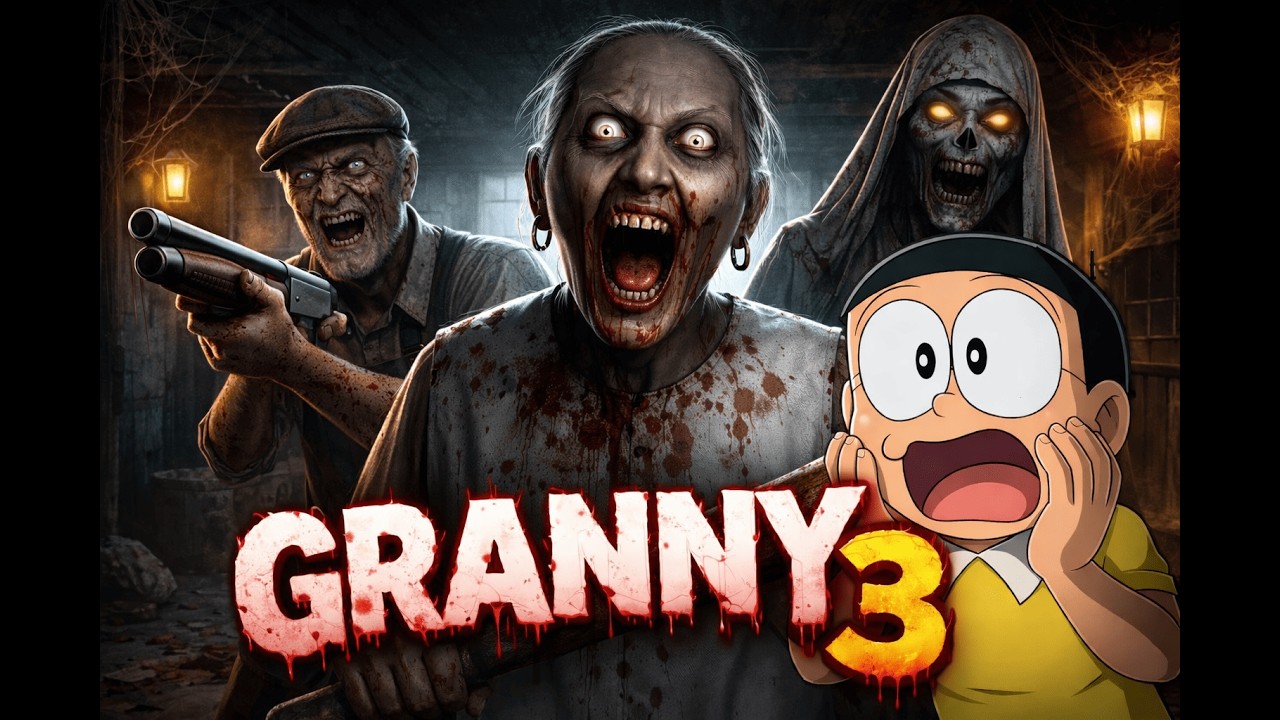 🔥 GRANNY 3 LIVE 🔴 | Escape From Granny & Grandpa 😱 | Horror Gameplay | No Death Challenge