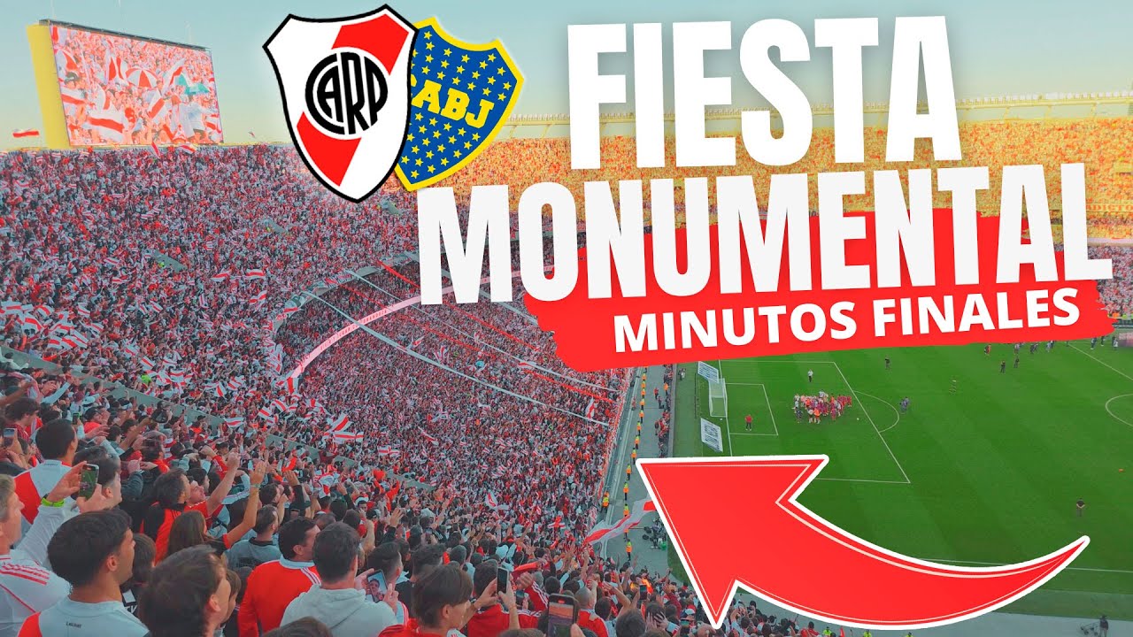 💪MINUTOS FINALES y FIESTA TOTAL EN EL MONUMENTAL💥 | River 2-1 boca |