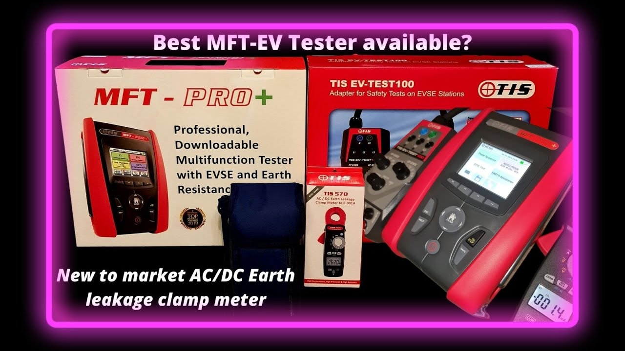 The best value electricians MFT tester available TIS MFT Pro plus  AC/DC clamp meter TIS570