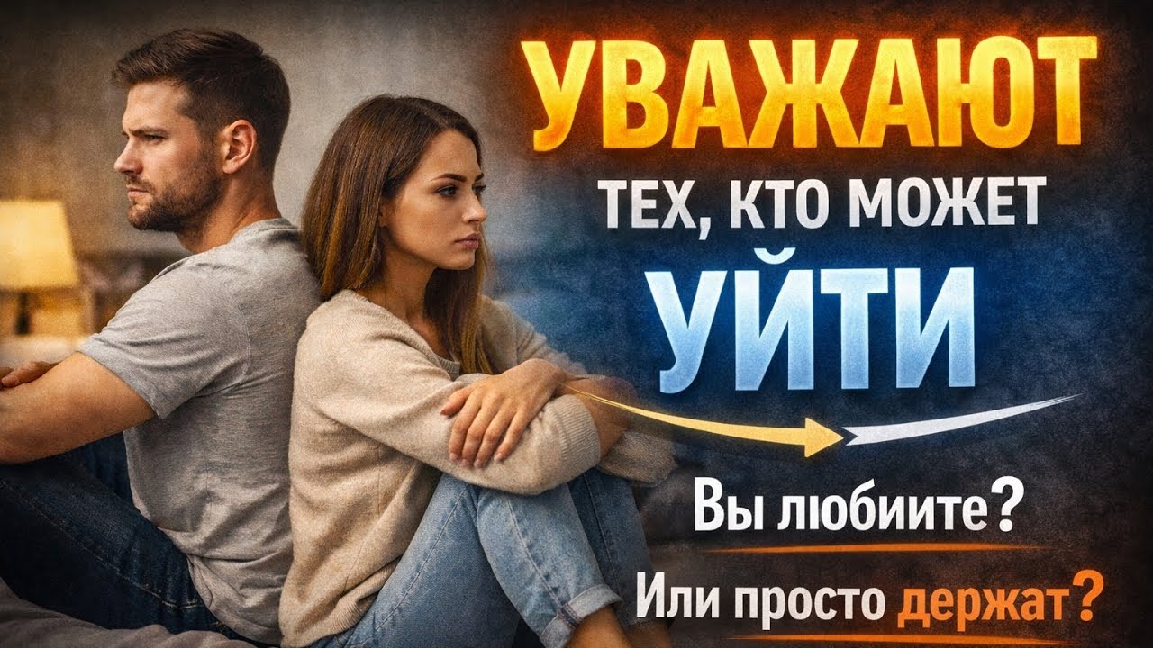 Почему уважают тех, кто может уйти