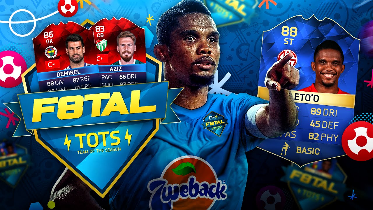 DOUBLE TWIN TURKEY TOTS UPGRADES LEGENDARY TOTS ETO'O F8TAL 03! FIFA 16 ULTIMATE TEAM