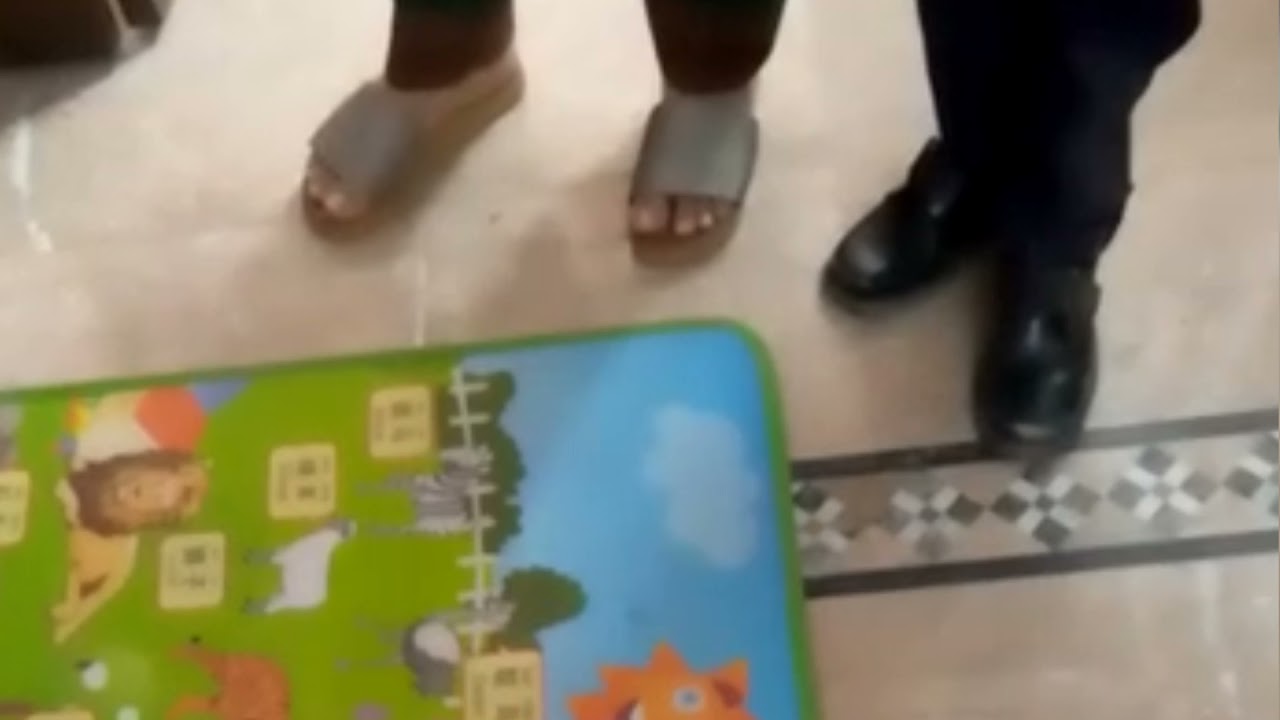 walking around the mat
