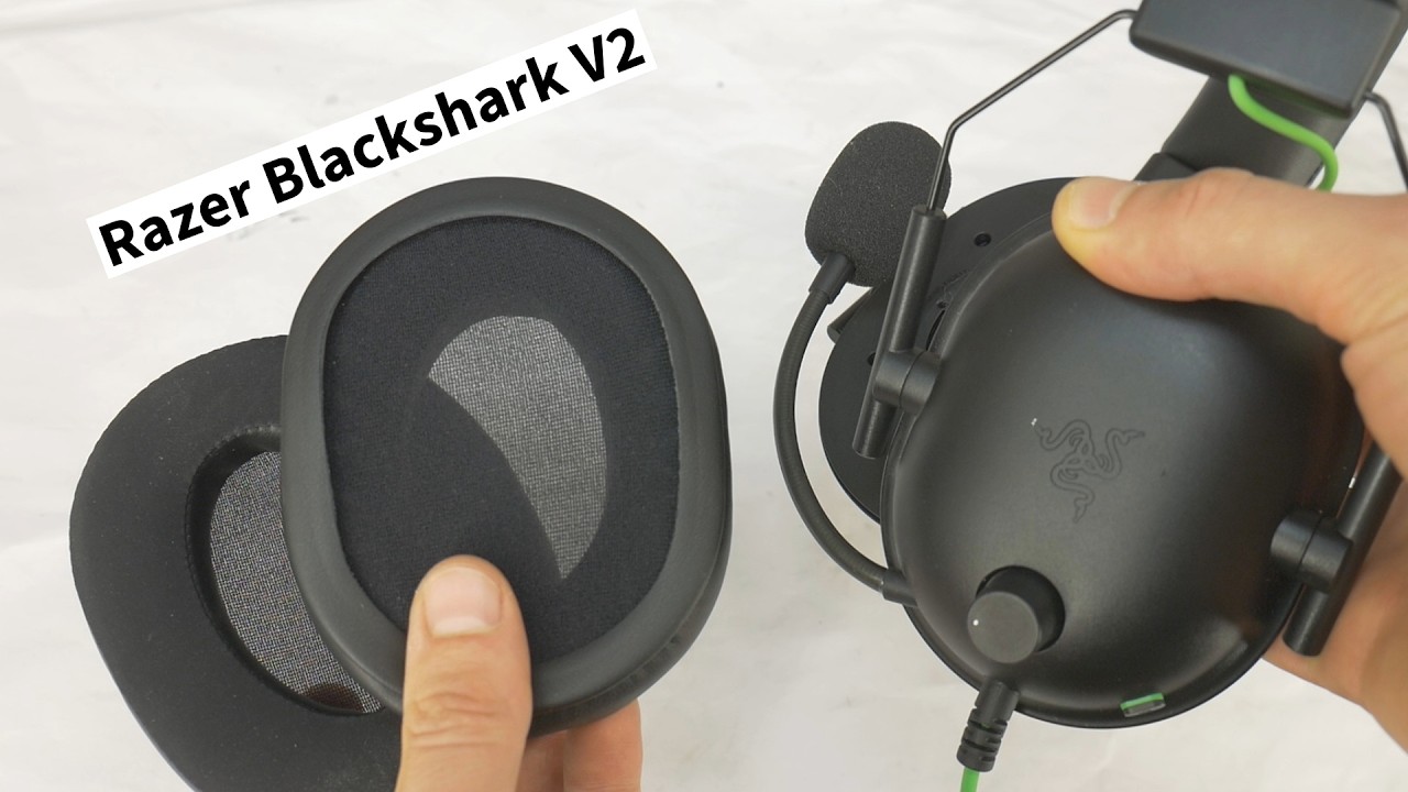 Замена амбушюр на Razer Blackshark V2 (пошаговая инструкция)