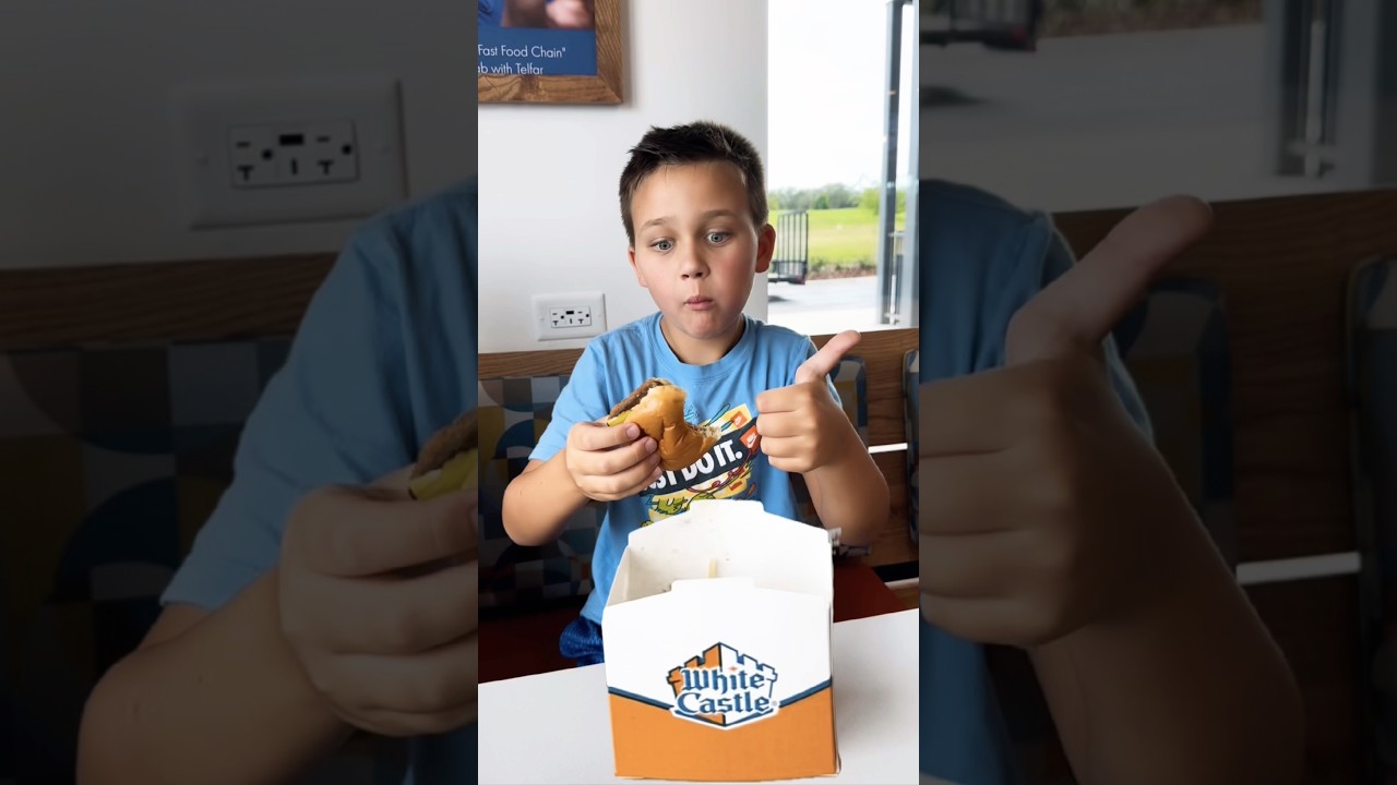 Trying White Castle for the First time!!