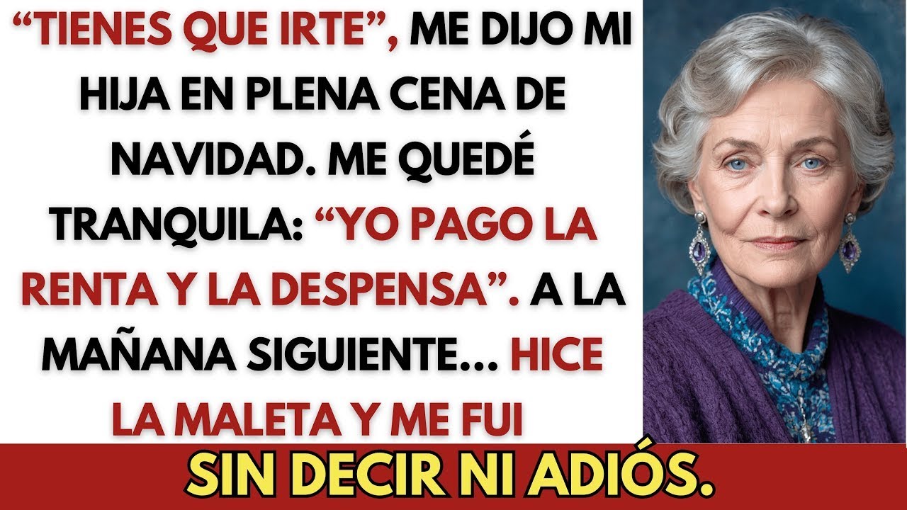 “Tienes Que Irte”, Dijo Mi Hija En Navidad  “¿De Verdad？”, Respondí Mientras Todo Se Romp