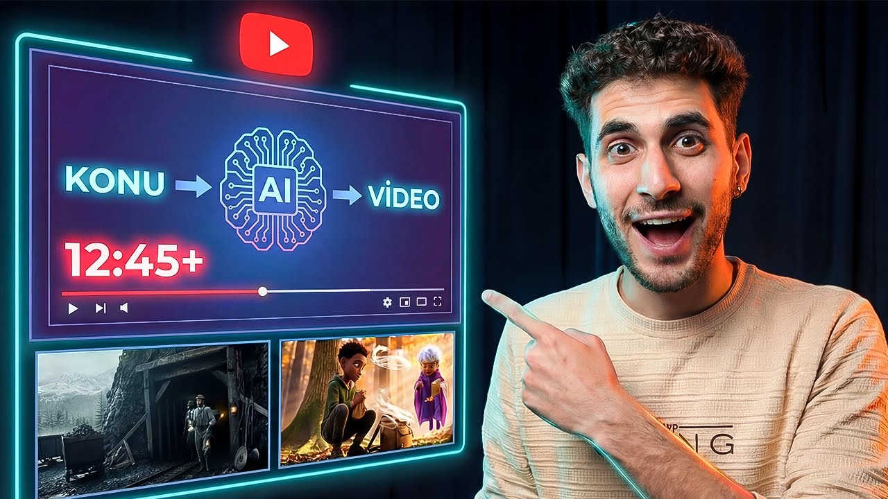 EDİT YOK! Konuyu Yaz, 8+ Dakika Video Hazır (YouTube Otomasyonu)