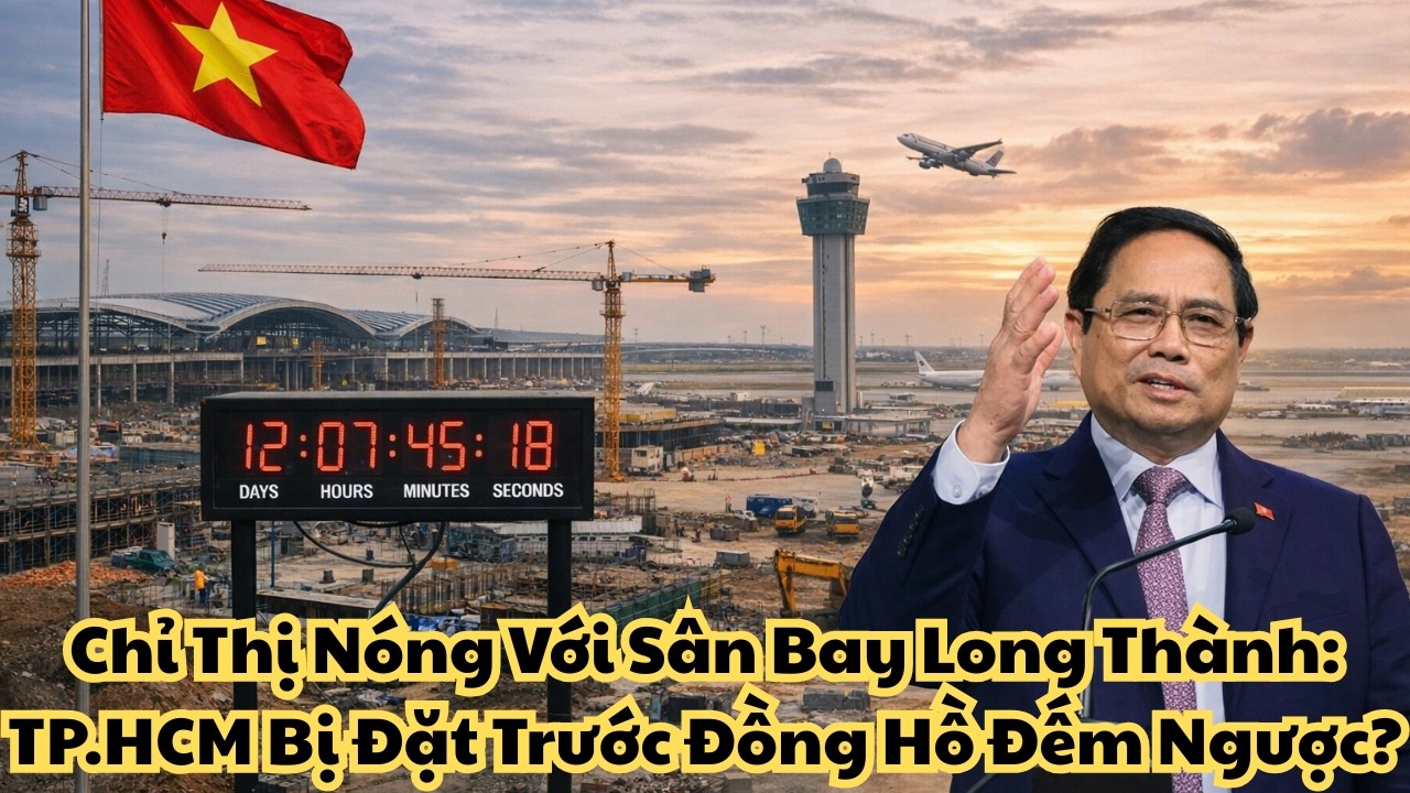 Chỉ Thị Nóng Với Sân Bay Long Thành: TP.HCM Bị Đặt Trước Đồng Hồ Đếm Ngược?