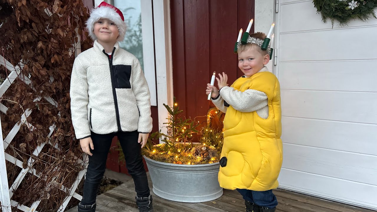VLOGG 169 | Lussebullelucian & tomten julpysslar!