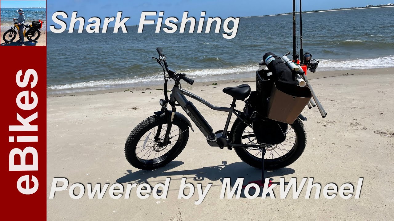 E Bike Fishing - Shark Fishing powered by MokWheel beach bike for fishing