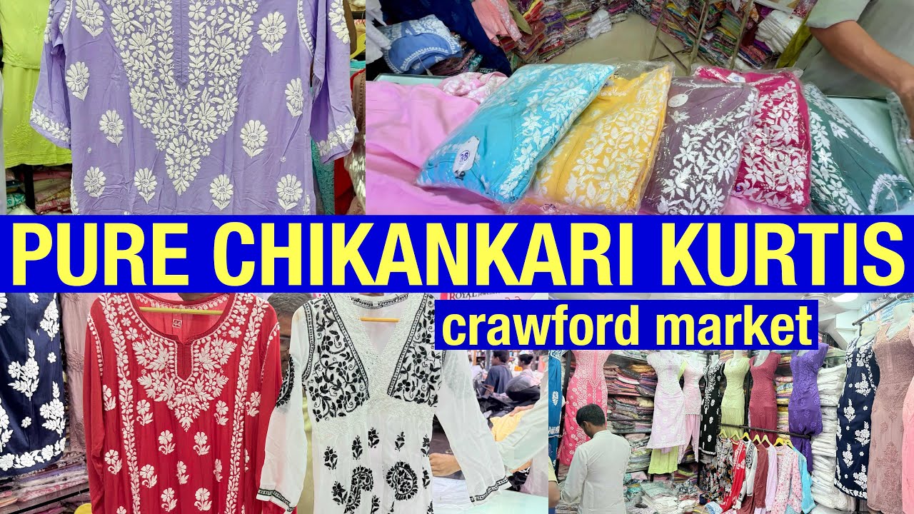 Cheapest chikankari kurti shop in mumbai |Lucknowi and Chikankari kurti mumbai .
