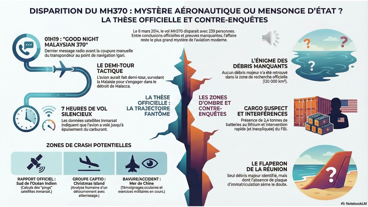 Mystère du Vol MH370  Enquêtes et théories possibles