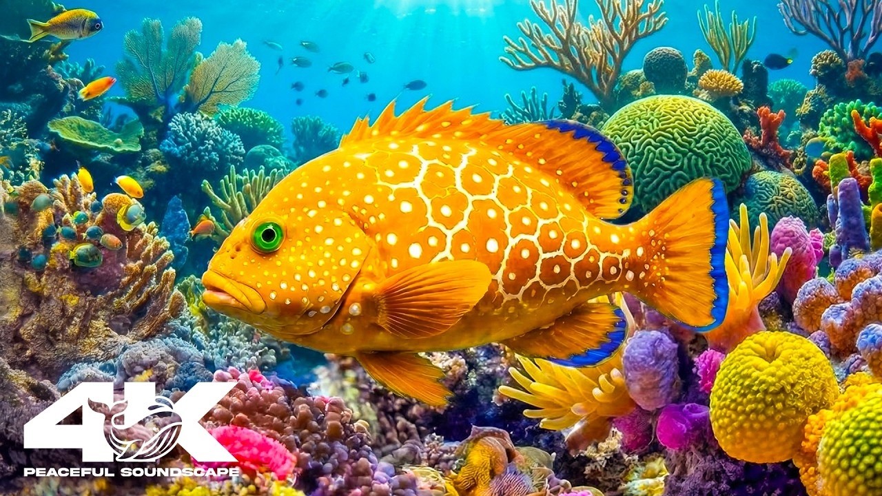 Secrets of the Sea 4K | Relaxing, Magical Ocean Piano Music