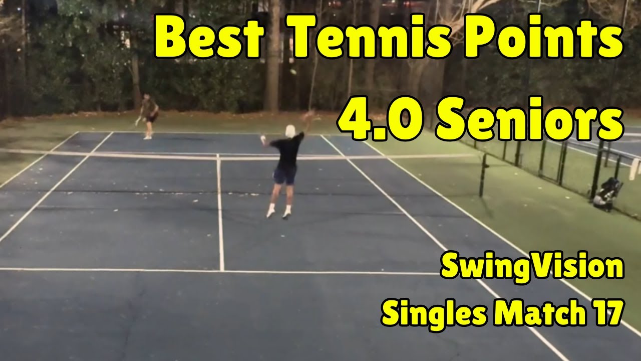 Watch best of senior tennis! Top five points (Match 17)