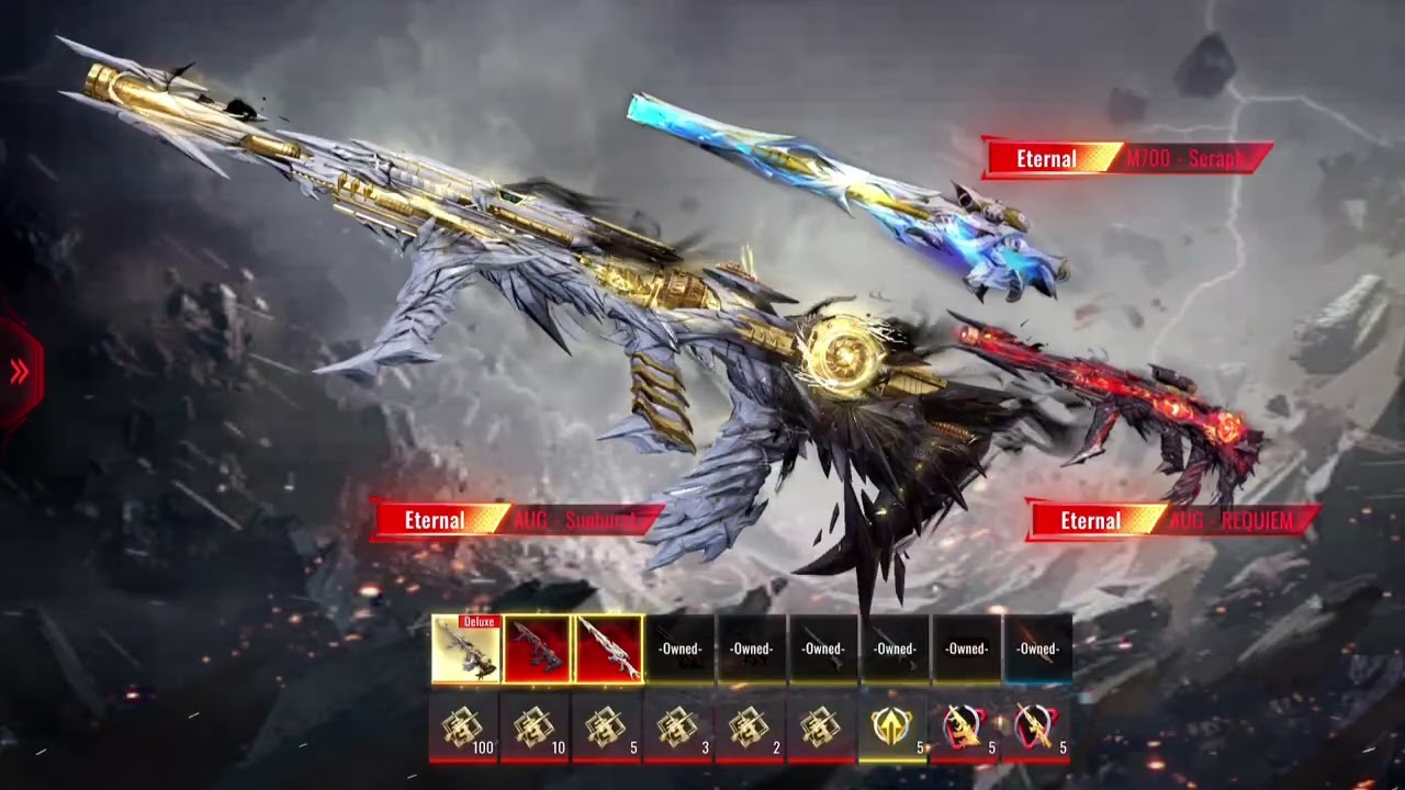Gacha Rungkad Eternal Skin AUG and M700 Rerun - Bloodstrike