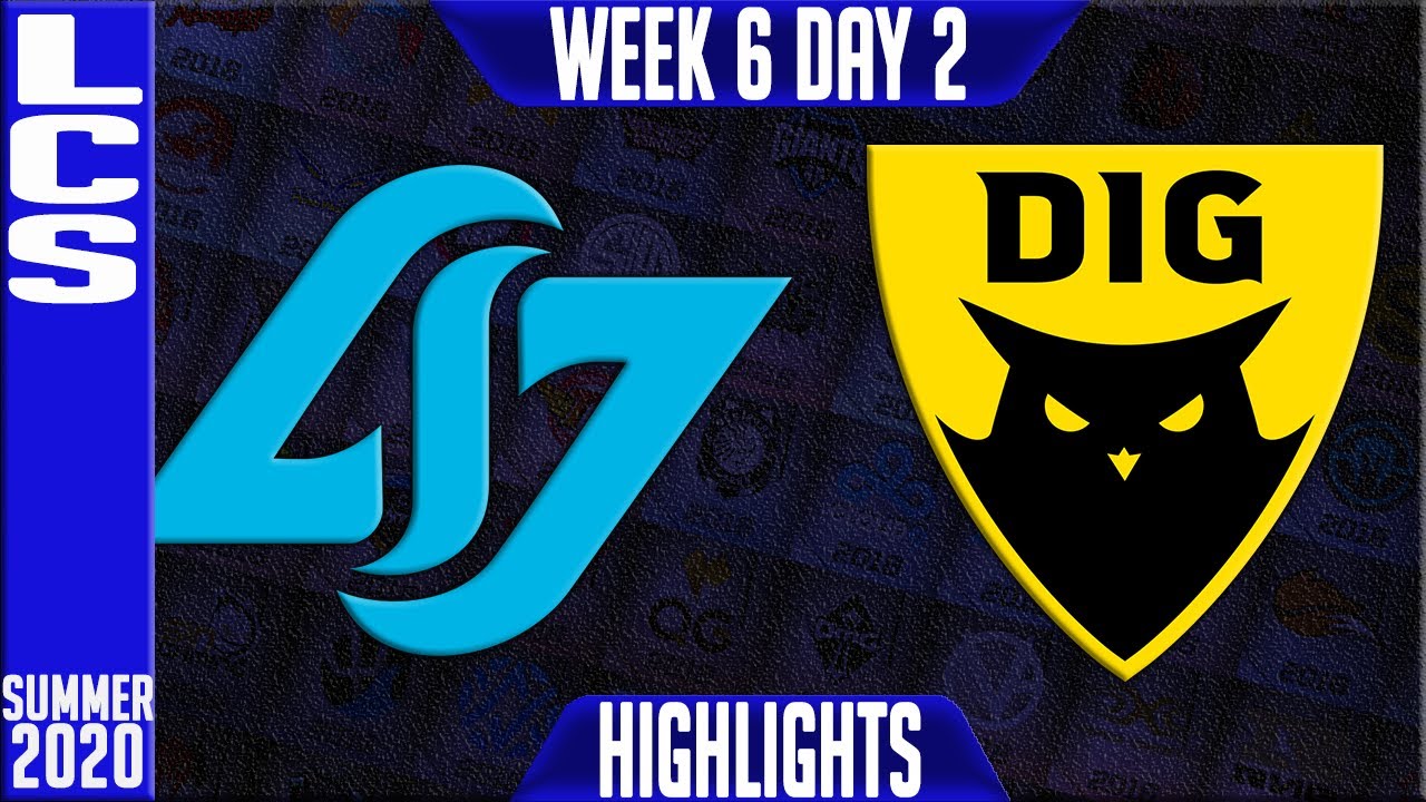 CLG vs DIG Highlights | LCS Summer 2020 W6D2 | Counter Logic Gaming vs Dignitas