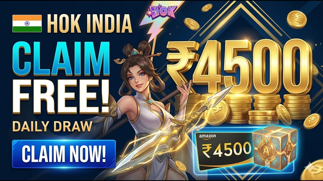 Honor of Kings India New Event , Win Free Amazon Gift Card! 🔥