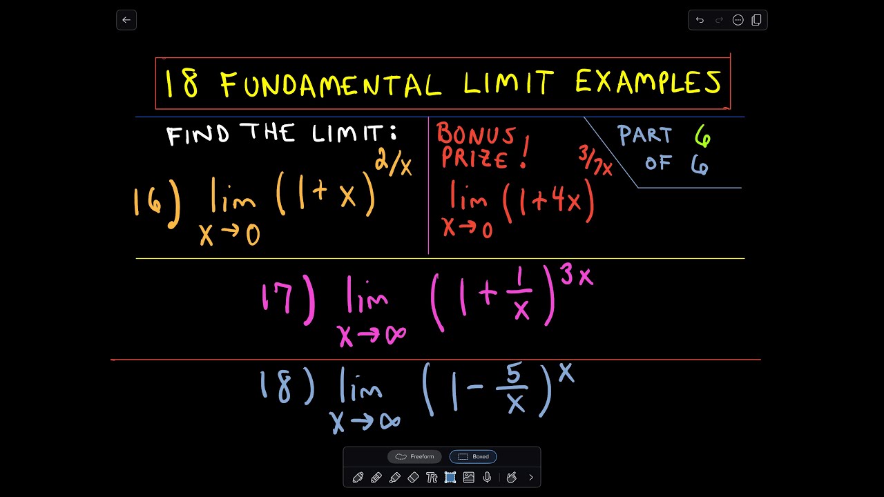 ❖ Lots of Limit Examples, Part 6 ❖