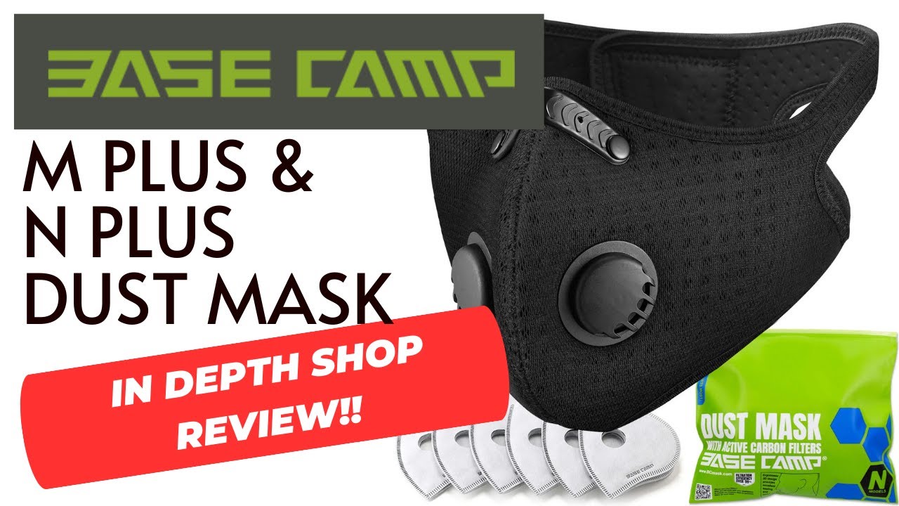 BASE CAMP N Plus Dust Mask Review!!
