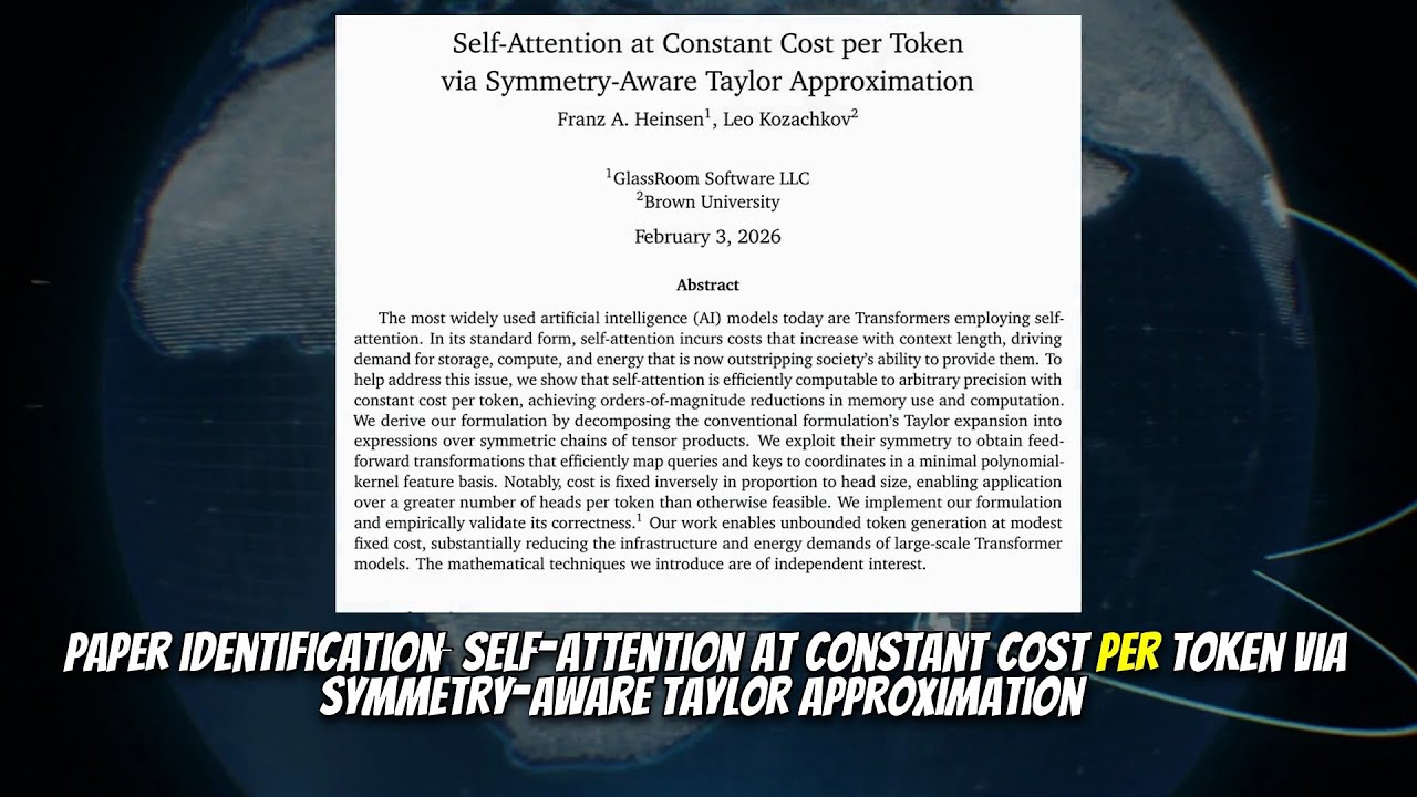 Self-Attention at Constant Cost per Token via Symmetry-Aware Taylor Approximation (Jan 2026)