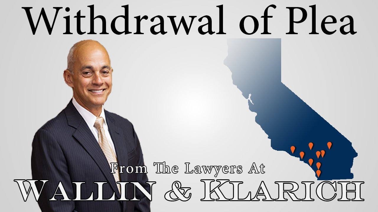 Withdrawal of Plea