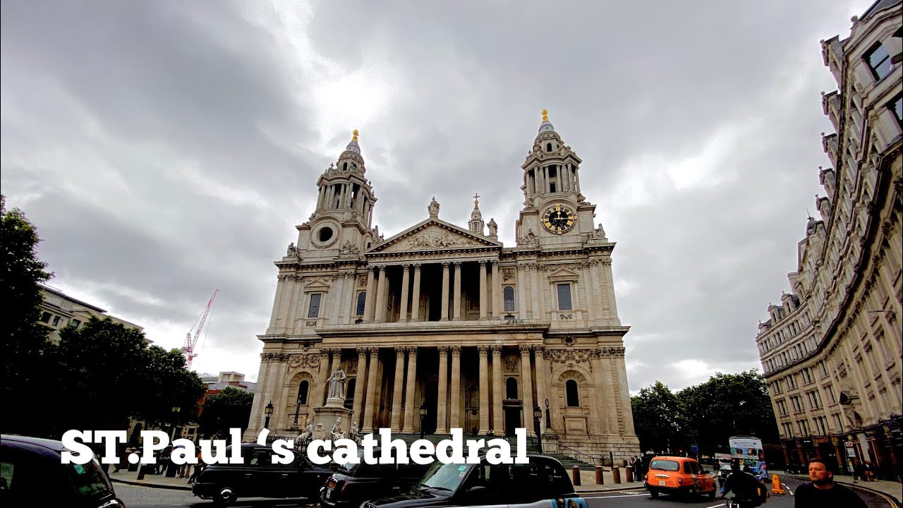 LONDON 4K ST. PAUL 'S CHURCHYARD WALK | UNITED KINGDOM | #ukstreetwalker#london